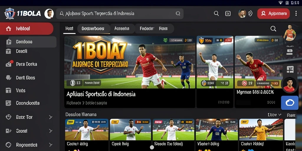 Tampilan menarik dari aplikasi Sportsbook 11BOLA dengan berbagai pilihan taruhan.