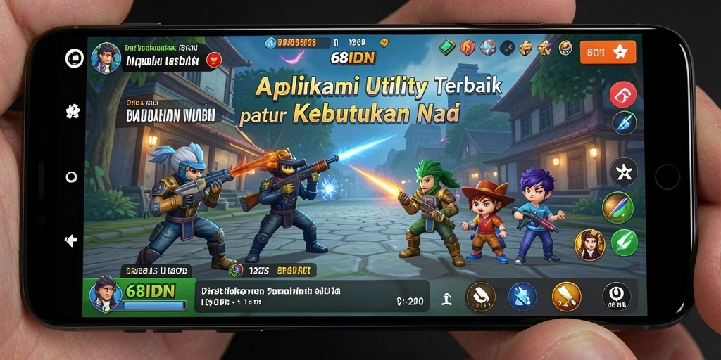 Tampilan antarmuka pengguna 68IDN yang menarik dan fungsional.