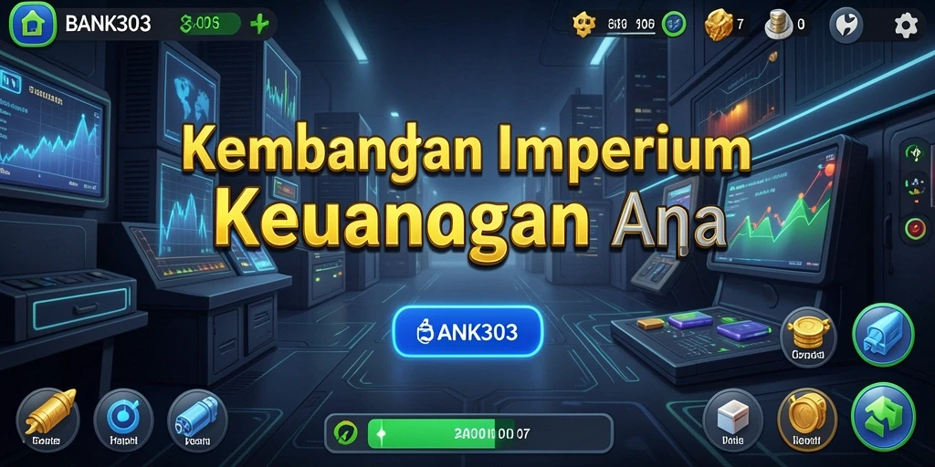 Screenshot dari gameplay BANK303 menunjukkan momen seru dalam mengelola bank.