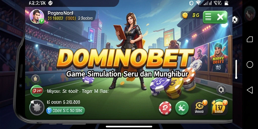 Tampilan permainan menarik dari DOMINOBET yang penuh aksi.