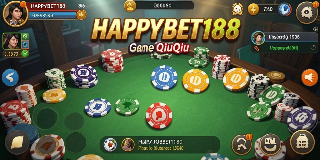 Screenshot gameplay QiuQiu dari HAPPYBET188 yang seru dan menegangkan.