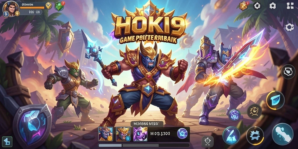 Tampilan gameplay HOKI9 yang mendebarkan dalam pertarungan Battle Royale.