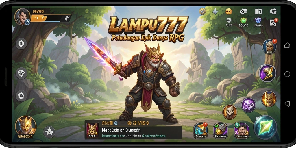 Tampilan gameplay epik LAMPU777 yang menonjolkan pertarungan seru.