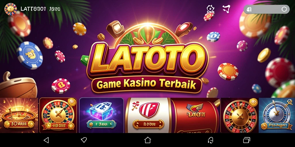 Tampilan menawan dari gameplay LATOTO dalam aplikasi Kasino.