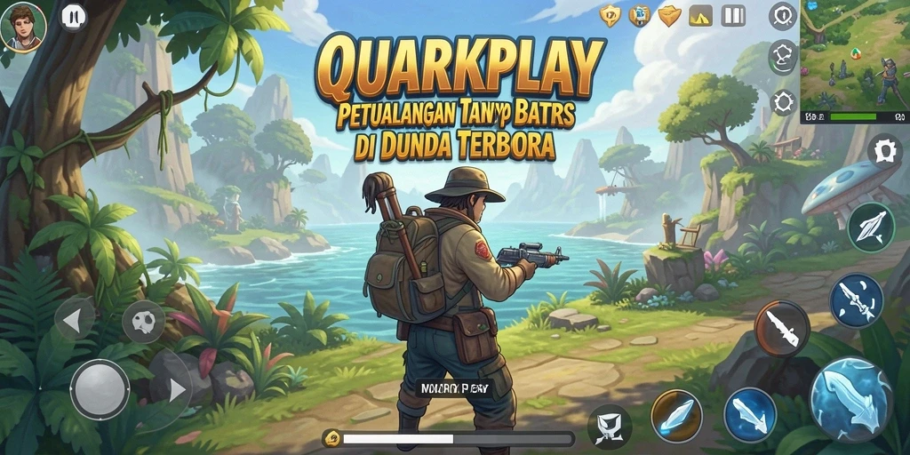 Tampilan gameplay QUARKPLAY yang menawan dan mendalam.