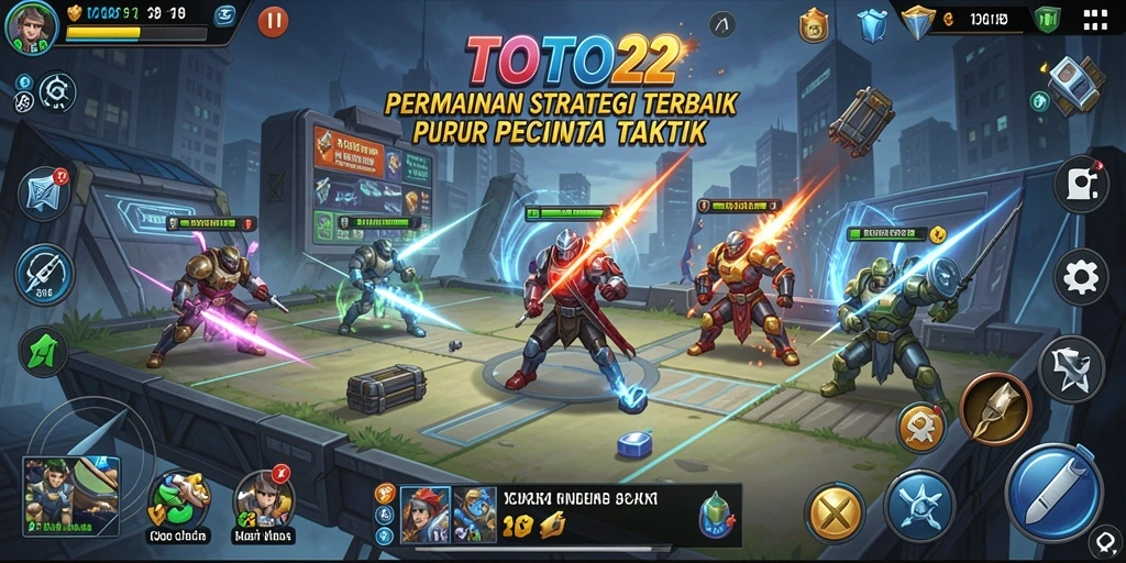 Tampilan gameplay TOTO22 yang strategis dan menegangkan.