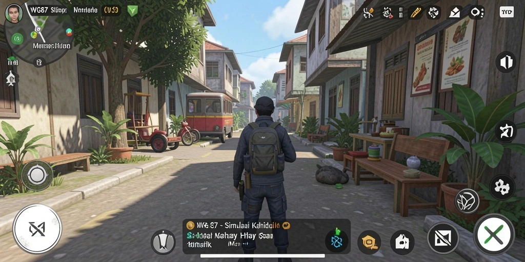 Tampilan gameplay seru dan interaktif di WG87.