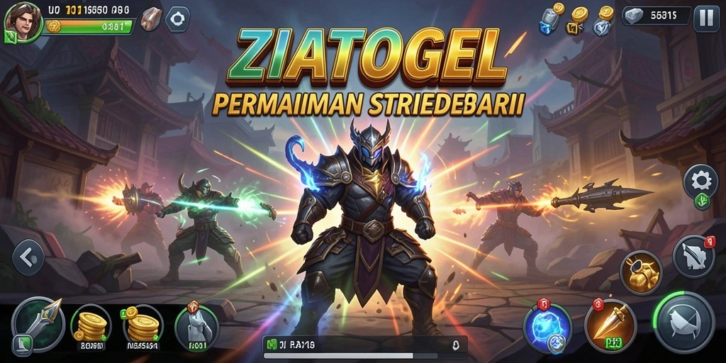 Tampilan menarik dari gameplay strategi ZIATOGEL.